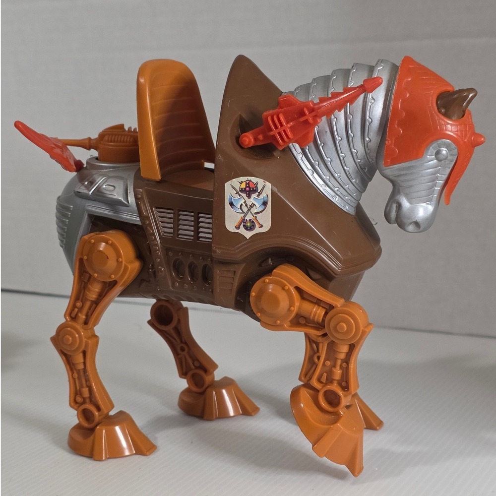 Mattel Masters of the Universe Stridor Horse OS Brown Fair 1984 Toy Figure